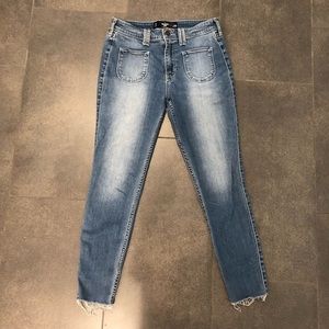 Hollister high rise ankle jeans